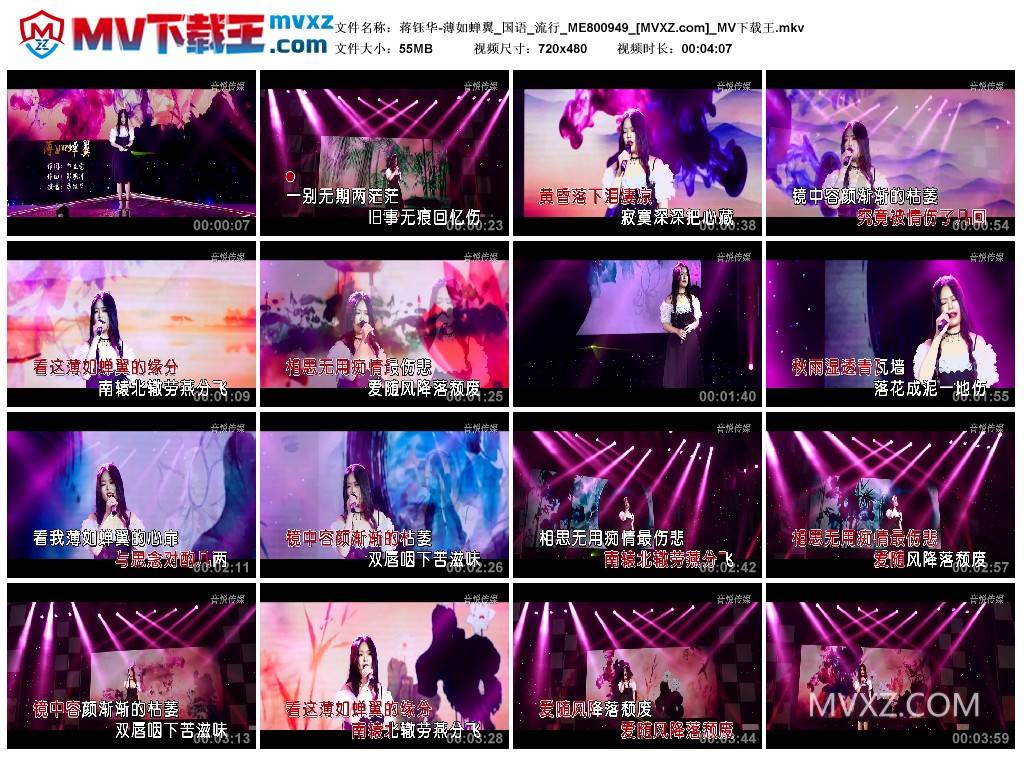 蒋钰华-薄如蝉翼_国语_流行_ME800949